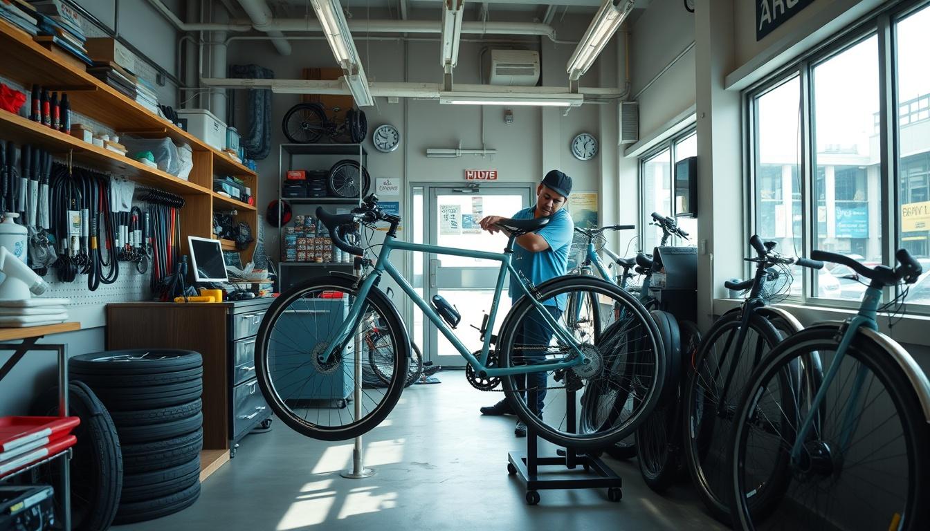 自転車の不調を丁寧に見直す